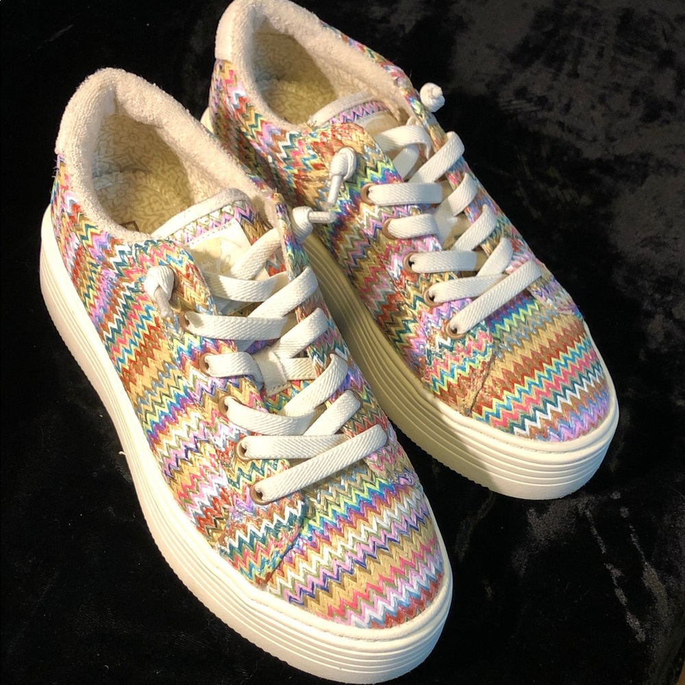 Roxy Womens Sheilahh 2.0 platform sneakers 7